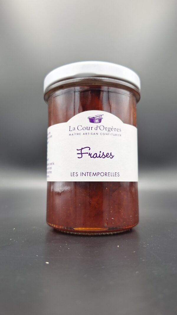 confiture Fraises La Cour D'Orgères