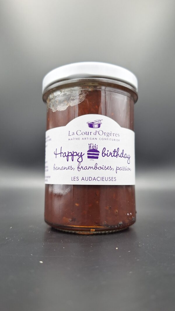 confiture happy Birthday La Cour D'Orgères