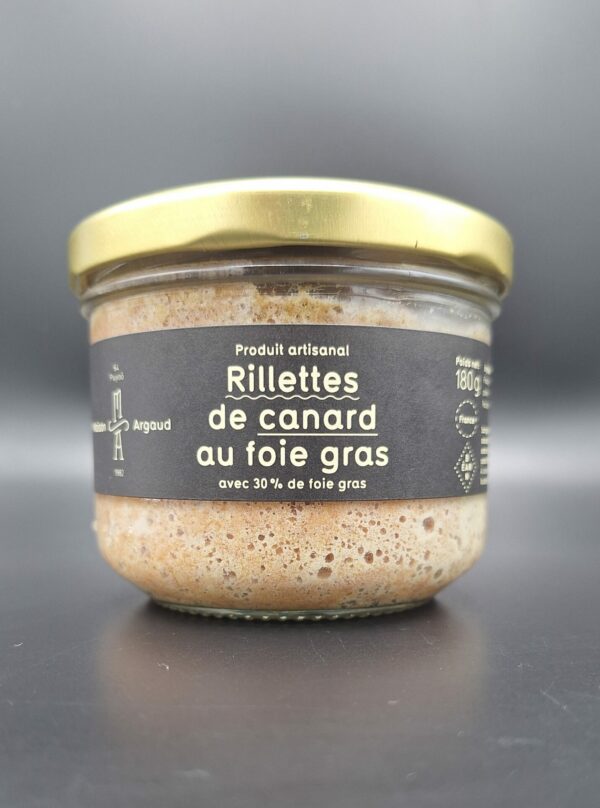 Rillettes de Canards au foie Gras "Maison Argaud"
