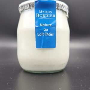yaourt Bordier Nature au lait entier
