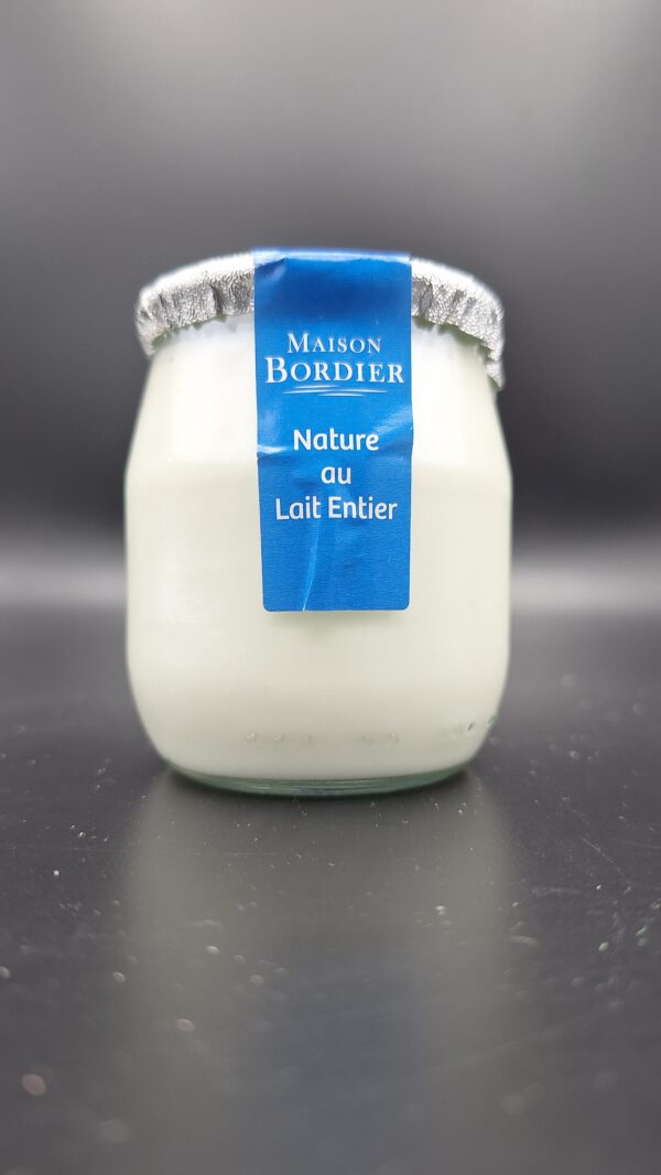 yaourt Bordier Nature au lait entier