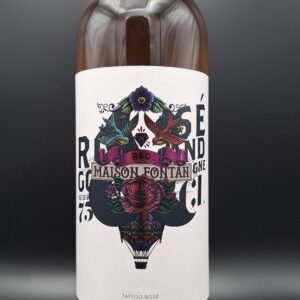 Vin rosé tattoo maison fontant