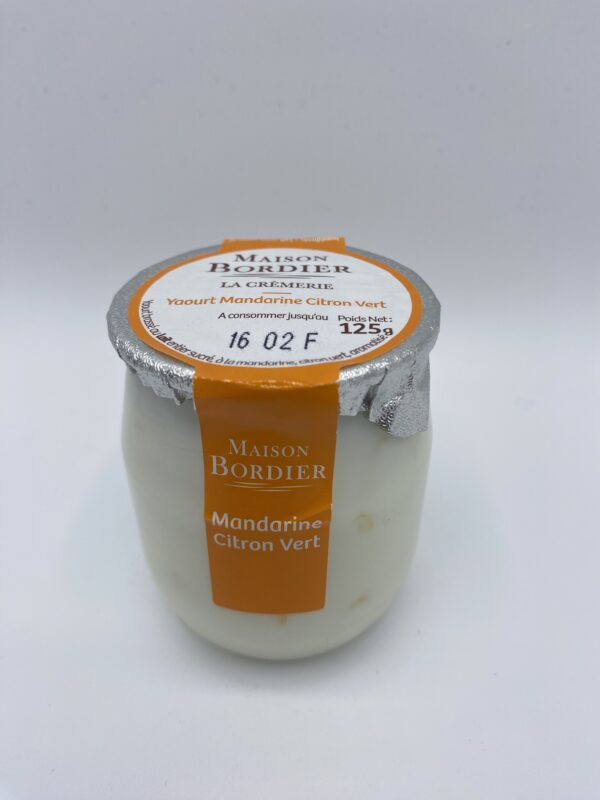 Yaourt Mandarine Citron Vert