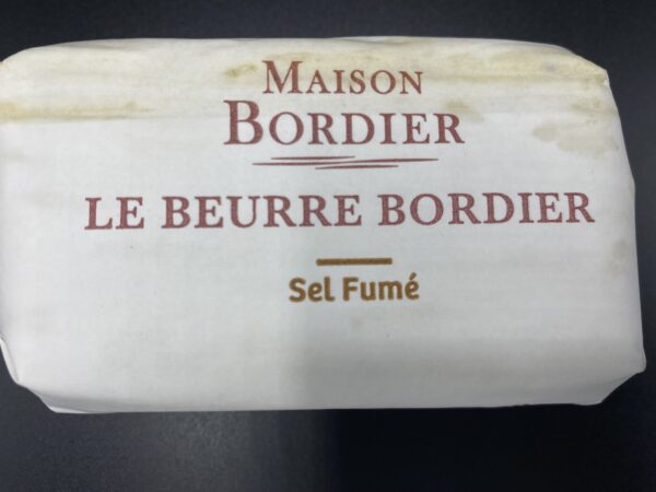 Beurre Bordier Sel fumé 125g