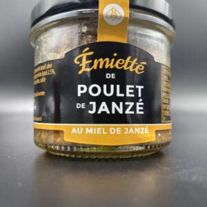 Emietté de poulet de Janzé au miel dede Janzé