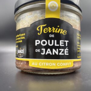 Emietté de poulet de Janzé au citron confit