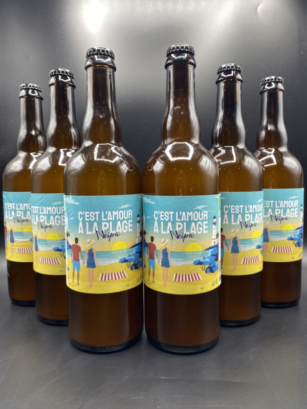 C'est l'amour à la plage famille 75cl