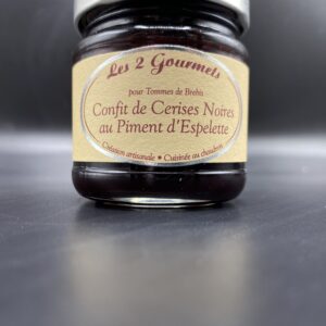 Confit de Cerises Noires au piment d'Espelette