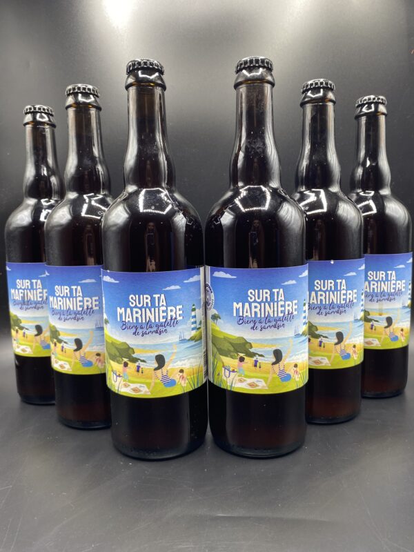 Promo L’Écume Sauvage – Sur ta Marinière Ambrée Bio 75cl