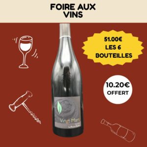 Promo 6 Cuvées Vingt Mars – Domaine Les Pierres d'Aurèle